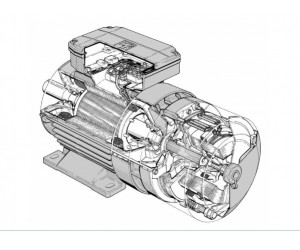 Trifase Autofrenanti serie BA in alluminio con freno in AC., M.G.M., Motori elettrici ed inverter