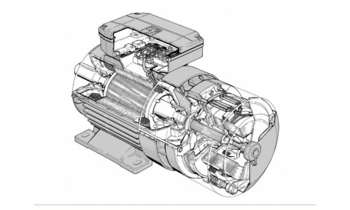 Trifase Autofrenanti serie BA in alluminio con freno in AC.,M.G.M.,Motori elettrici ed inverter